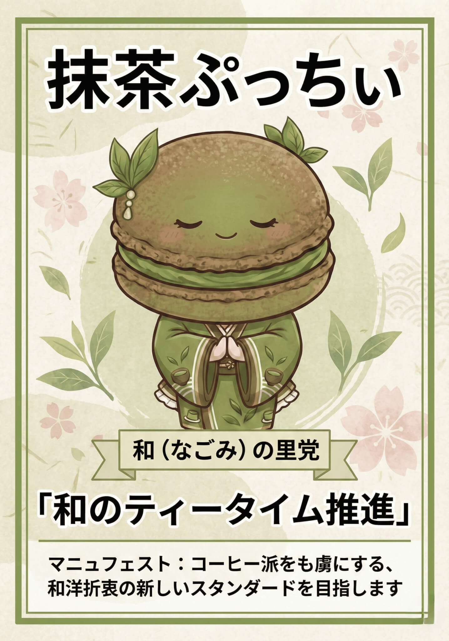 抹茶ぷっちいイラスト